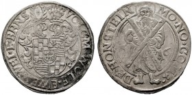  EUROPA UND ÜBERSEE   DEUTSCHLAND   Hohnstein  (D) Volkmar Wolfgang, Eberwein, Ernst VI. 1554-1560 Taler 1556 Ellrich Dav:9310 s.sch.