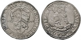  EUROPA UND ÜBERSEE   DEUTSCHLAND   Kaufbeuren-Reichsstadt   (D) Taler 1541 mit Titel und Hüftbild Karl V. Dav:9345 f.s.sch.