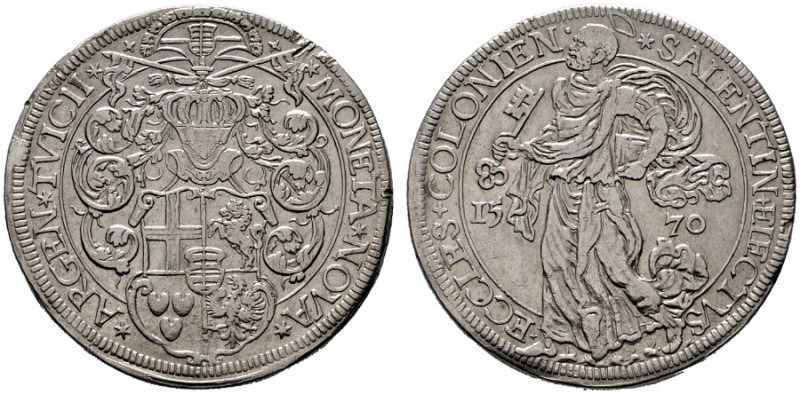  EUROPA UND ÜBERSEE   DEUTSCHLAND   Salentin v. Isenburg 1567-1577   (D) Taler 1...