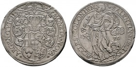  EUROPA UND ÜBERSEE   DEUTSCHLAND   Salentin v. Isenburg 1567-1577   (D) Taler 1570 Deutz Dav:9128; Schürfkratzer am Rand s.sch./s.sch.+