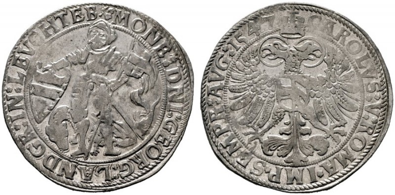  EUROPA UND ÜBERSEE   DEUTSCHLAND   Leuchtenberg   (D) Georg III. 1531-1555 Tale...