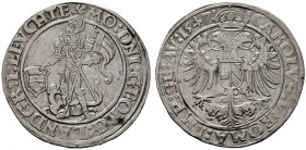  EUROPA UND ÜBERSEE   DEUTSCHLAND   Leuchtenberg   (D) Georg III. 1531-1555 Taler 1547 Pfreimd mit Titel Karl V. Dav:9370 s.sch.