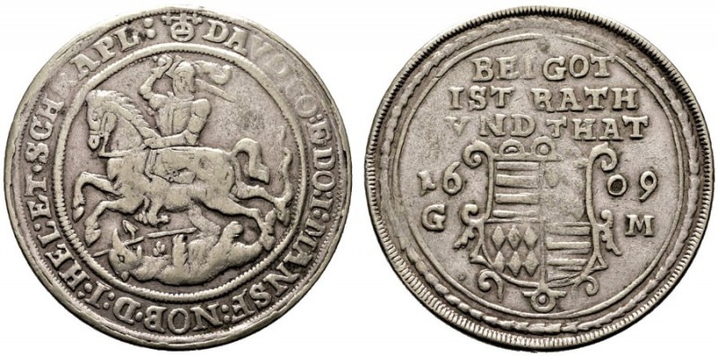  EUROPA UND ÜBERSEE   DEUTSCHLAND   Mansfeld   (D) David in Schraplau 1593-1628 ...
