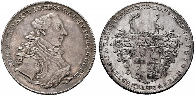  EUROPA UND ÜBERSEE   DEUTSCHLAND   Reuss-Ebersdorf   (D) Heinrich XXIV. 1747-17...