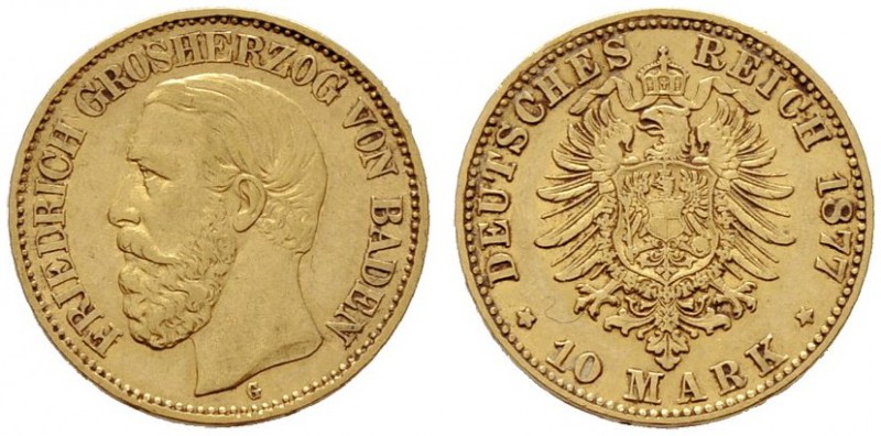  EUROPA UND ÜBERSEE   DEUTSCHLAND NACH 1871   Baden   (B) Friedrich I. 1856-1907...