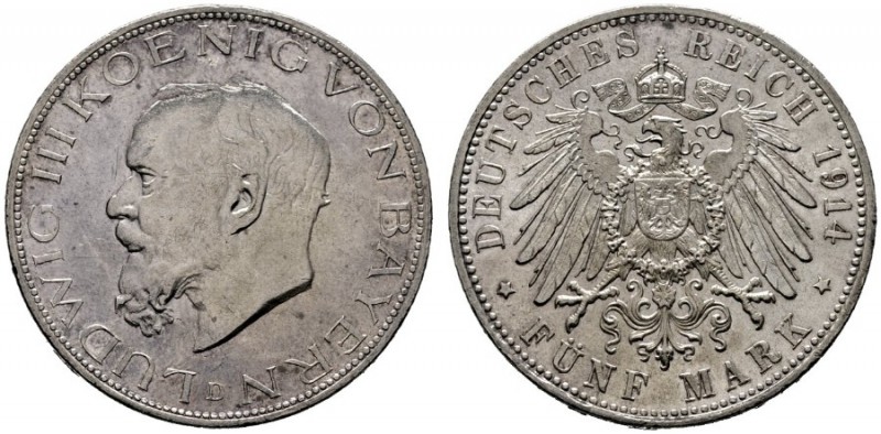  EUROPA UND ÜBERSEE   DEUTSCHLAND NACH 1871   Bayern   (D) Ludwig III. 1913-1918...