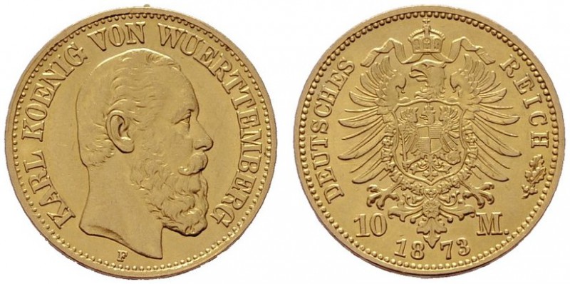  EUROPA UND ÜBERSEE   DEUTSCHLAND NACH 1871   Württemberg   (B) Karl 1864-1891 1...