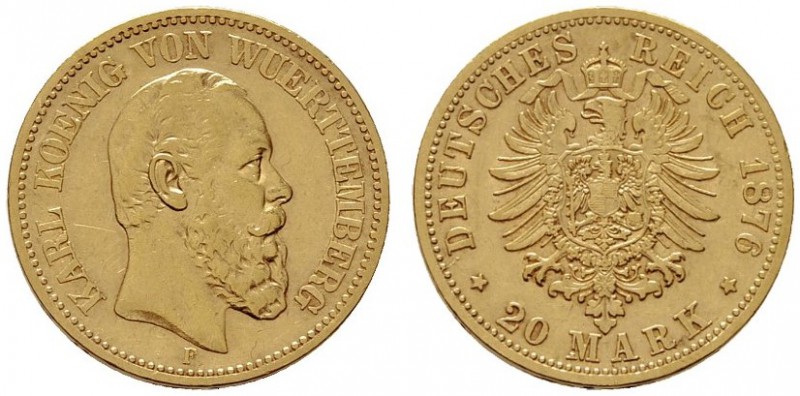  EUROPA UND ÜBERSEE   DEUTSCHLAND NACH 1871   Württemberg   (B) Karl 1864-1891 2...