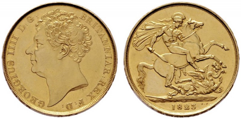  EUROPA UND ÜBERSEE   GROSSBRITANNIEN   Georg IV. 1820-1830   (B) 2 Pfund 1823 (...