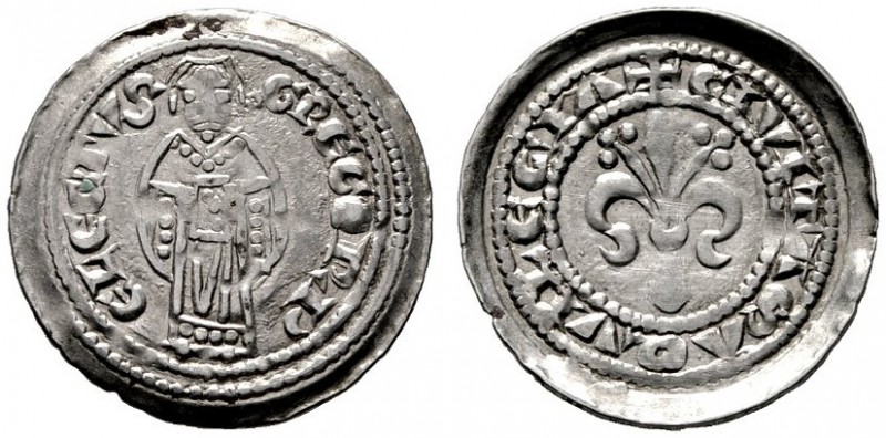  EUROPA UND ÜBERSEE   ITALIEN   Gregorio di Montelongo 1251-1269   (D) Denaro co...