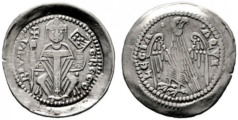 EUROPA UND ÜBERSEE   ITALIEN   Gregorio di Montelongo 1251-1269   (D) Denaro co...
