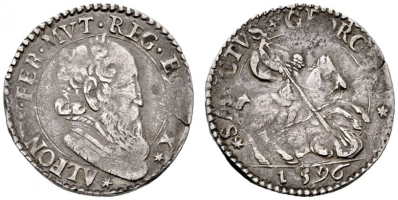  EUROPA UND ÜBERSEE   ITALIEN   Ferrara   (D) Alfonso II. d'Este 1559-1597 Gross...