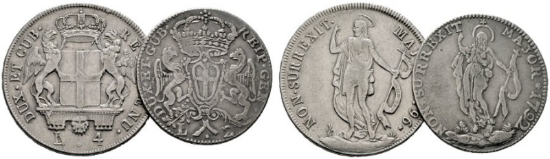  EUROPA UND ÜBERSEE   ITALIEN   Dogi Biennali 1528-1797   (D) Lot 2 Stk.: 4 Lire...