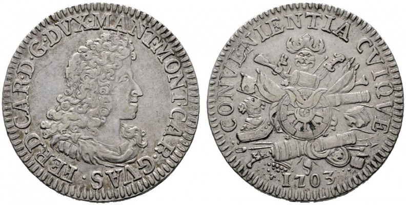  EUROPA UND ÜBERSEE   ITALIEN   Mantua  (D) Ferdinando Carlo Gonzaga 1668-1707 S...