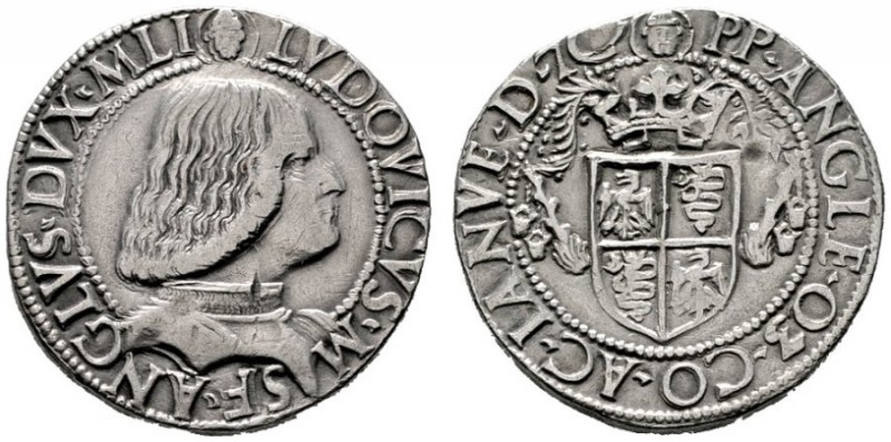  EUROPA UND ÜBERSEE   ITALIEN   Mailand   (D)  Lodovico Maria Sforza 1494-1500 T...
