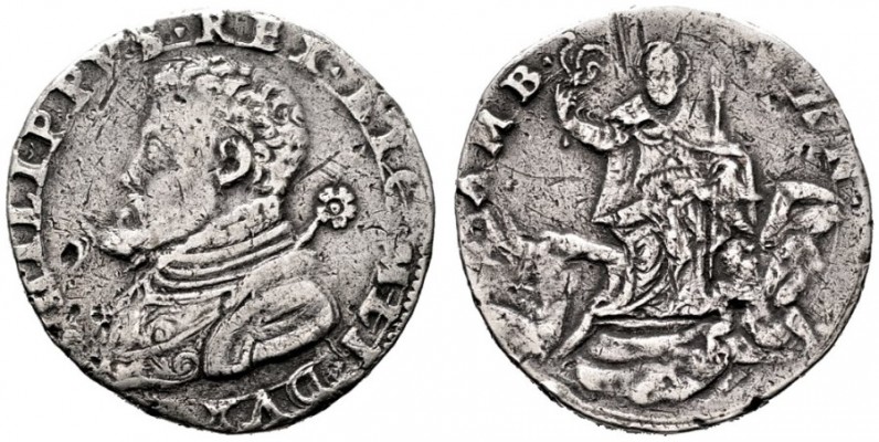  EUROPA UND ÜBERSEE   ITALIEN   Mailand   (D) Filippo II. di Spagna 1554-1598 1/...