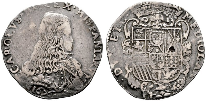  EUROPA UND ÜBERSEE   ITALIEN   Mailand   (D)  Carlo II. 1675-1700 Filippo 1676 ...