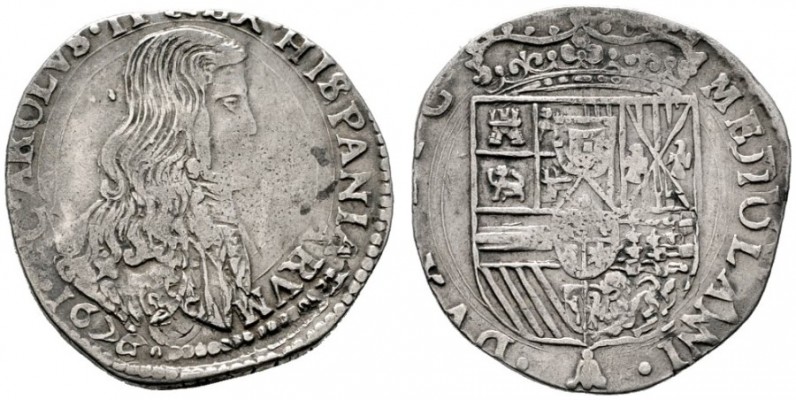  EUROPA UND ÜBERSEE   ITALIEN   Mailand   (D)  Carlo II. 1675-1700 Quarto di Fil...