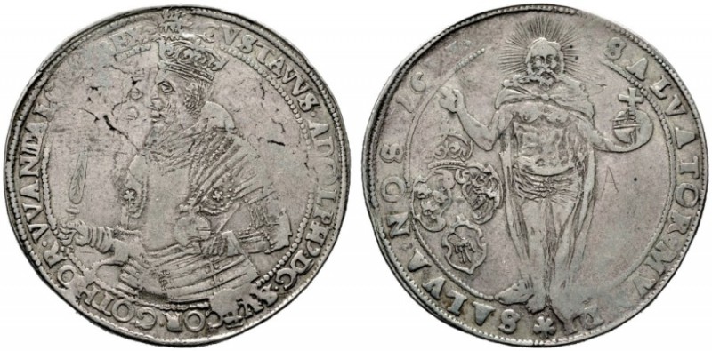  EUROPA UND ÜBERSEE   SCHWEDEN   (D)  Gustav II. Adolf 1611-1632 Riksdaler 1617,...