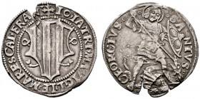  EUROPA UND ÜBERSEE   SCHWEIZ   Graubünden   Misox   (D) Johann Jakob Trivulzio 1487-1518 Grosso da 6 Soldi o.J. HMZ:2-571a; Schrötlingsausbruch und R...
