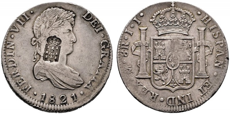 EUROPA UND ÜBERSEE   SPANIEN   (D)  Ferdinand VII. 1808-1833 8 Reales 1821, Mex...