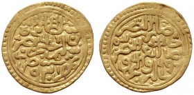  EUROPA UND ÜBERSEE   TÜRKEI   (D) Sultani 931 AH Misr (3,36 g)  Gold  R s.sch.