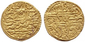  EUROPA UND ÜBERSEE   TÜRKEI   (D) Sultani 974 AH Haleb (3,39 g)  Gold s.sch.