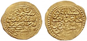  EUROPA UND ÜBERSEE   TÜRKEI   (D)  Mehmed III. 1595-1603 (1003-1012AH) Sultani 1003 AH Haleb (3,45 g)  Gold s.sch./vzgl.