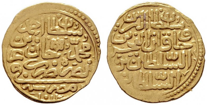  EUROPA UND ÜBERSEE   TÜRKEI  (D) Ahmed I. 1603-1617 (1012-1028 AH) Sultani 1013...