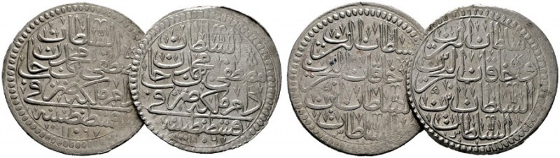  EUROPA UND ÜBERSEE   TÜRKEI   (D) Mustafa II. 1695-1703 (1106-1115 AH) Lot 2 St...