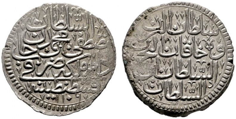 EUROPA UND ÜBERSEE   TÜRKEI   (D) Mustafa II. 1695-1703 (1106-1115 AH) 1/2 Kuru...