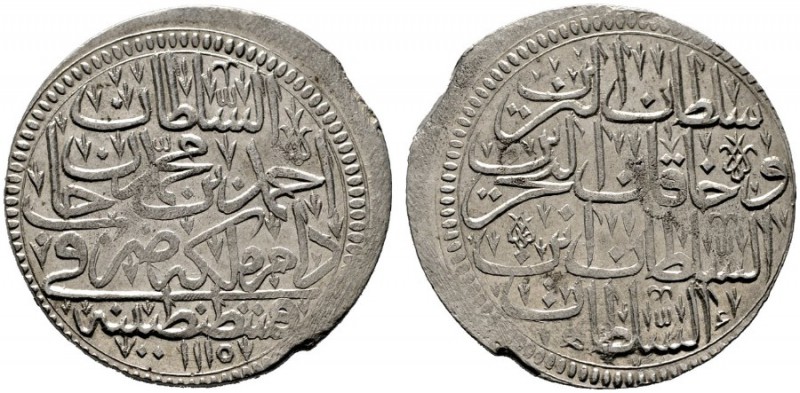  EUROPA UND ÜBERSEE   TÜRKEI   (D) Ahmed III. 1703-1730 (1115-1143 AH) Zolota AH...