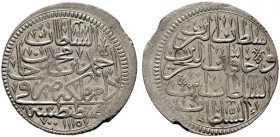  EUROPA UND ÜBERSEE   TÜRKEI   (D) Ahmed III. 1703-1730 (1115-1143 AH) Zolota AH 1115 Konstantiniye KM:156; OC:23-026-00; Zainende, leicht korrodiert ...