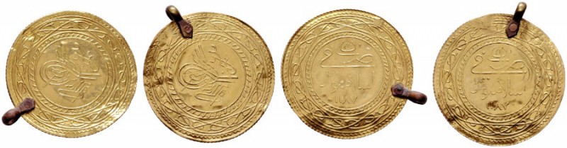  EUROPA UND ÜBERSEE   TÜRKEI   Lots   (D) Lot 2 Stk.: Hochzeitsgeschenkmünzen in...