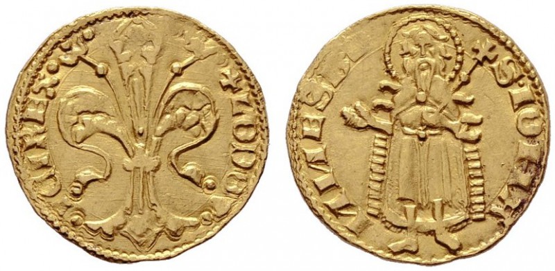  EUROPA UND ÜBERSEE   UNGARN   (D) Ludwig I. 1342-1382 Goldgulden o.J.(1342-1353...
