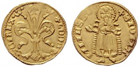  EUROPA UND ÜBERSEE   UNGARN   (D) Ludwig I. 1342-1382 Goldgulden o.J.(1342-1353) Münzstätte unbekannt (3,57 g); Kammergraf Lorand AL:3, Pohl:B1  Gold...