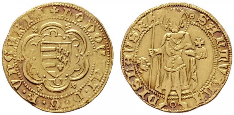  EUROPA UND ÜBERSEE   UNGARN   (D) Ludwig I. 1342-1382 Goldgulden o.J. (3,52 g);...
