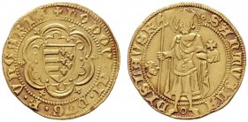  EUROPA UND ÜBERSEE   UNGARN   (D) Ludwig I. 1342-1382 Goldgulden o.J. (3,52 g); Pohl:B6, Lengyel:11B  Gold s.sch.