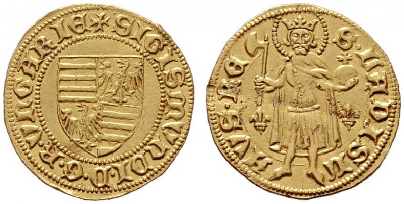  EUROPA UND ÜBERSEE   UNGARN   (D) Sigismund 1387-1437 Goldgulden o.J. (1387/138...
