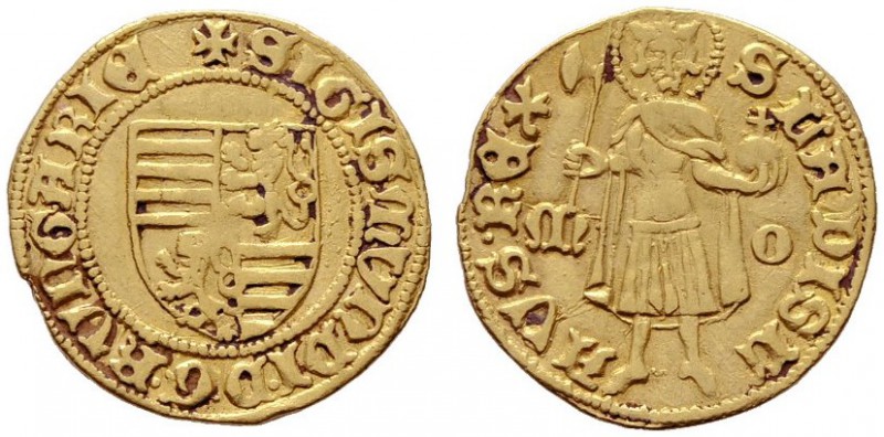  EUROPA UND ÜBERSEE   UNGARN   (D) Sigismund 1387-1437 Goldgulden o.J. (1411-141...