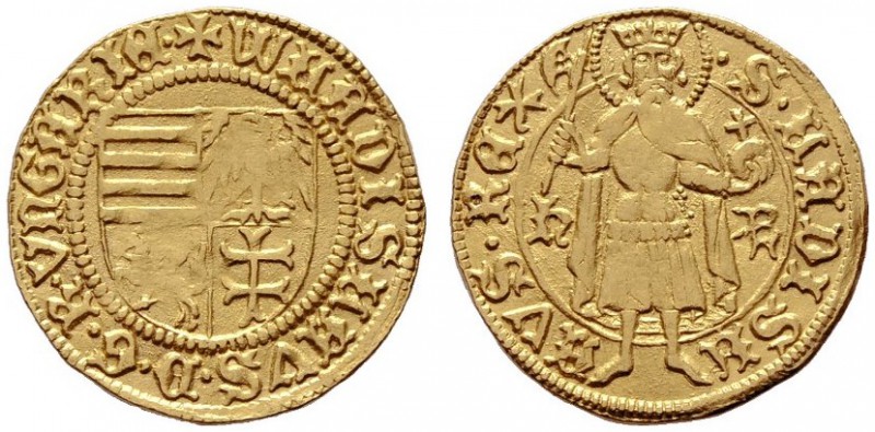  EUROPA UND ÜBERSEE   UNGARN   (D) Wladislaus I. 1440-1444 Goldgulden o.J. (1441...