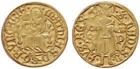  EUROPA UND ÜBERSEE   UNGARN   (D)  Matthias Corvinus 1458-1490 Goldgulden o.J. Kremnitz (3,48 g); Pohl:K7-3, AL:42/3  Gold s.sch./vzgl.