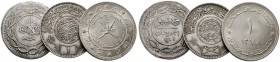  EUROPA UND ÜBERSEE   WELTLOTS   (D) Lot 28 Stk.: AR(21 Stk.) u. Billon (4 Stk.u.1x AE) Münzen der arabischen Welt des 18. und 19. Jahr­hunderts u. a....