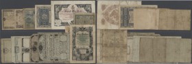 Austria: nice set with 20 Banknotes Austria Wiener Stadt-Banco from 1800 - 1880 incl. 25 Gulden 1806, 5 Gulden 1866, 1 Gulden 1866. All notes in well ...