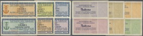 Poland: Marinarsky Bon Towarowy - Baltona, set with 6 foreign exchnage certificates 1 Cent - 50 Centow 1973, P.FX47-52 in well worn up to nice used co...
