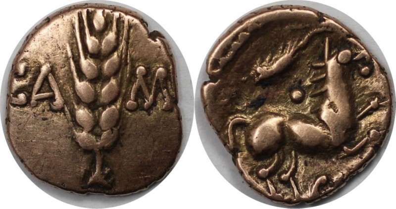 Keltische Münzen, BRITANNIA. CATUVELLAUNI. Cunobelin, 10-40. AV-1/4 Stater 10-20...