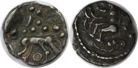 Keltische Münzen, GERMANIA. UBIER. Quinar 60-45 v.Chr, Marburger Typus. Silber. 1.75 g. 12.9 mm. Castelin S.111 № 1109ff. Sehr schön
