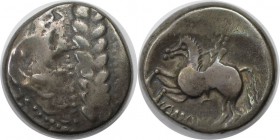Keltische Münzen, NORICUM. Tetradrachme ca. 2./1. Jhdt v. Chr, Silber. 10.38 g. 21,1 mm. Göbl TKN Tf. 21 K(2). Schön-sehr schön