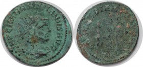 Römische Münzen, MÜNZEN DER RÖMISCHEN KAISERZEIT. Maximianus Herculius, 286-310 n.Chr, Antoninianus. Kopf des Kaisers / Kaiser und Jupiter. S in cente...