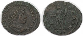 Römische Münzen, MÜNZEN DER RÖMISCHEN KAISERZEIT. Constantinus I. (306-337 n. Chr). Follis (Lugdunum) 307-308 n. Chr, Vs: IMP CONSTANTINVS PF AVG Rs: ...